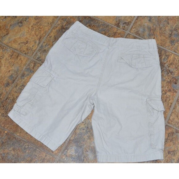Old Navy Cargo Shorts Men's Sz 29 Beige Cotton Casual Work wear - Picture 2 of 5